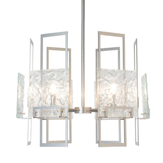 Hubbardton Forge - 131552-SKT-MULT-85-ZM0836 - Geo 6-Light Pendant - Geo - Sterling