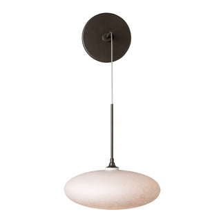Hubbardton Forge - 201399-SKT-07-GS0818 - Clouds Low Voltage Sconce - Clouds - Dark Smoke