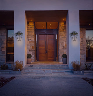 Stellar Stellar Large Dark Sky Friendly Outdoor Sconce in Coastal Black