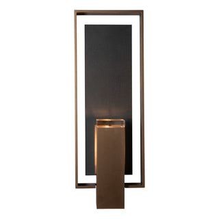 Hubbardton Forge - 302664-SKT-75-SL-ZM0850 - Shadow Box Large w/Slate Dark Sky Friendly Outdoor Sconce - Shadow Box - Coastal Bronze