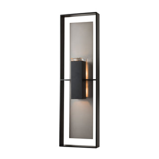 Hubbardton Forge - 302667-SKT-80-78-ZM0850 - Shadow Box Tall Dark Sky Friendly Outdoor Sconce - Shadow Box - Coastal Black