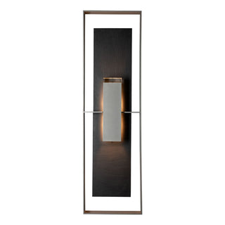 Hubbardton Forge - 302669-SKT-78-SL-ZM0851 - Shadow Box Extra Tall w/Slate Dark Sky Friendly Outdoor Sconce - Shadow Box - Coastal Burnished Steel
