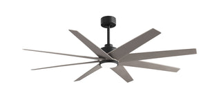 Matthews Fan Company - ANLK-BK-BN-64 - 64" Ceiling Fan - Ariella - LK - Matte Black