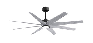 Matthews Fan Company - ANLK-BK-BW-64 - 64" Ceiling Fan - Ariella - LK - Matte Black