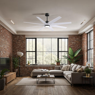 Ariella - LK 64" Ceiling Fan in Matte Black