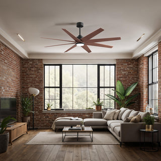 Ariella - LK 64" Ceiling Fan in Matte Black