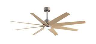Matthews Fan Company - ANLK-BN-LM-64 - 64" Ceiling Fan - Ariella - LK - Brushed Nickel