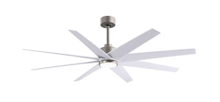 Matthews Fan Company - ANLK-BN-MWH-64 - 64" Ceiling Fan - Ariella - LK - Brushed Nickel