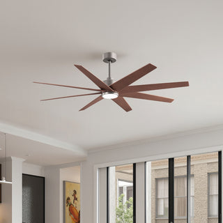 Ariella - LK 64" Ceiling Fan in Brushed Nickel