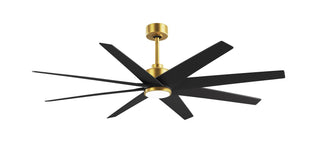 Matthews Fan Company - ANLK-BRBR-BK-64 - 64" Ceiling Fan - Ariella - LK - Brushed Brass