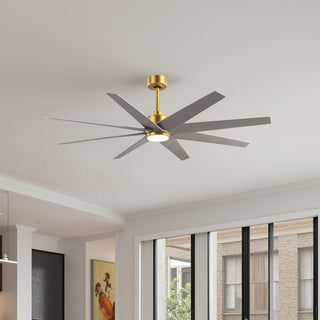 Ariella - LK 64" Ceiling Fan in Brushed Brass