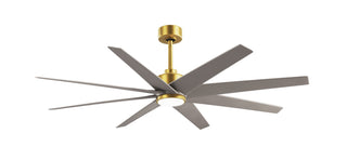 Matthews Fan Company - ANLK-BRBR-BN-64 - 64" Ceiling Fan - Ariella - LK - Brushed Brass