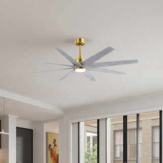 Ariella - LK 64" Ceiling Fan in Brushed Brass