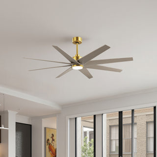 Ariella - LK 64" Ceiling Fan in Brushed Brass