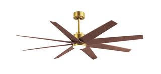 Matthews Fan Company - ANLK-BRBR-WN-64 - 64" Ceiling Fan - Ariella - LK - Brushed Brass