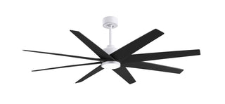 Matthews Fan Company - ANLK-MWH-BK-64 - 64" Ceiling Fan - Ariella - LK - Matte White