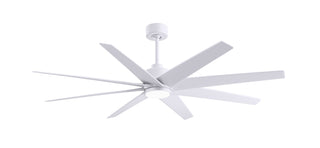 Matthews Fan Company - ANLK-MWH-MWH-64 - 64" Ceiling Fan - Ariella - LK - Matte White