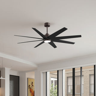 Ariella - LK 64" Ceiling Fan in Textured Bronze
