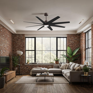 Ariella - LK 64" Ceiling Fan in Textured Bronze