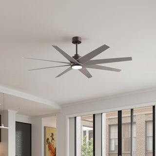 Ariella - LK 64" Ceiling Fan in Textured Bronze