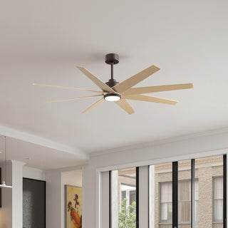 Ariella - LK 64" Ceiling Fan in Textured Bronze