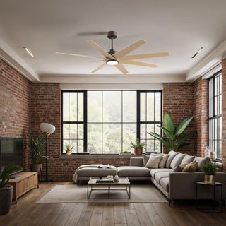 Ariella - LK 64" Ceiling Fan in Textured Bronze