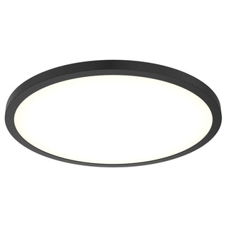 Dals - CFLEDR24-CC-V-BK - One Light Flush Mount - Delta - Matte white