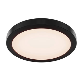 Dals - FMM12-CC-BK - One Light Flush Mount - Radiance - Black
