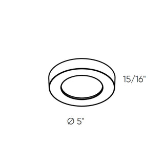 Prime One Light Flush Mount in White