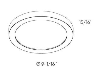 Prime One Light Flush Mount in White