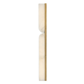 Alune LED Wall Sconce in Lacquered Brass