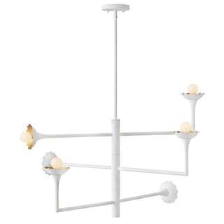 Lark - 84246TXP - LED Chandelier - Darla - Textured Plaster
