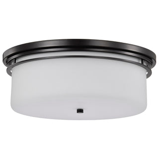 Nuvo Lighting - 60-8034 - Two Light Flush Mount - Warren - Gun Metal