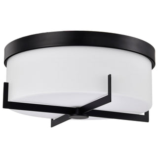 Nuvo Lighting - 60-8054 - Three Light Flush Mount - Roselle - Matte Black