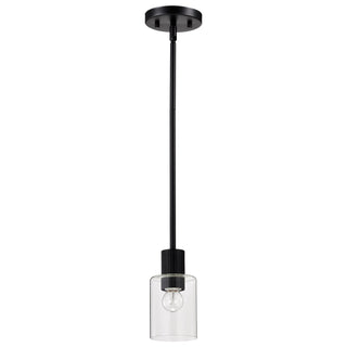 Nuvo Lighting - 60-8064 - One Light Mini Pendant - Clarksville - Matte Black