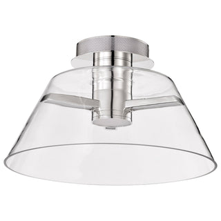 Nuvo Lighting - 62-2054 - LED Semi Flush Mount - Edmond - Polished Nickel