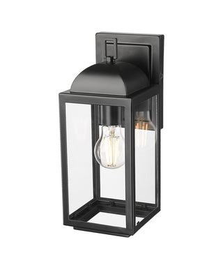 Millennium - 194001-PBK - One Light Outdoor Wall Sconce - Beaufort - Powder Coated Black