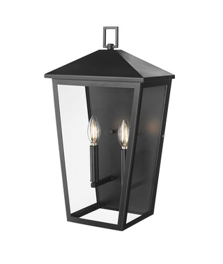 Millennium - 198102-PBK - Two Light Outdoor Wall Sconce - Munger - Powder Coated Black