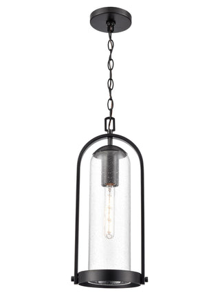 Millennium - 199801-PBK - One Light Outdoor Hanging Lantern - Luxio - Powder Coated Black
