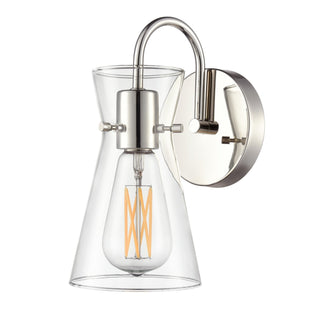 Millennium - 21001-PN - One Light Vanity - Camellia - Polished Nickel