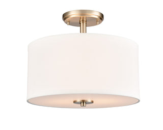 Millennium - 41102-MG - Two Light Semi-Flush Mount - Guyten - Modern Gold
