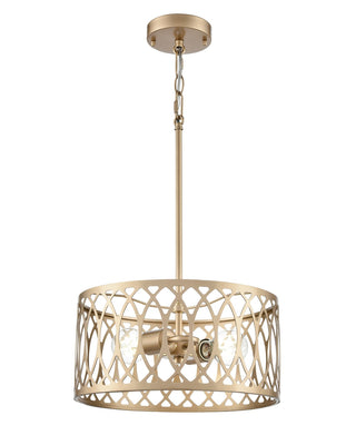 Millennium - 42102-PMG - Two Light Pendant - Arelyn - Painted Modern Gold