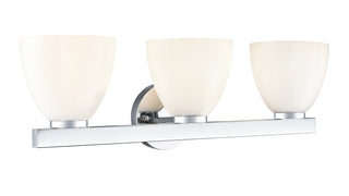 Millennium - 49003-CH - Three Light Vanity - Apria - Polished Chrome