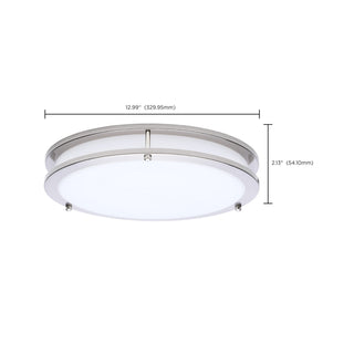 Glamour LED Flush Mount in Brushed Nickel