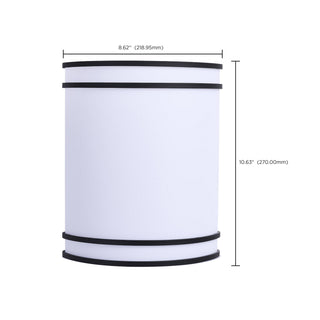 Glamour LED Wall Sconce in Black