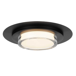 Alteck - AFM0013-3CCT-W-BK - LED Flush Mount - Plate - Sand Black