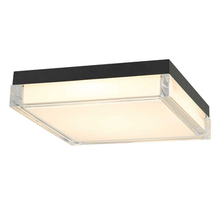 Alteck - AFM0021-3CCT-W-BK - LED Flush Mount - Box - Sand Black