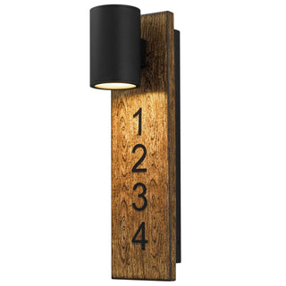 Alteck - AW0010-3CCT-W-BK - LED Wall Sconce - Woodone - Sand Black