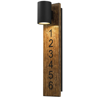 Alteck - AW0011-3CCT-W-BK - LED Wall Sconce - Woodone - Sand Black