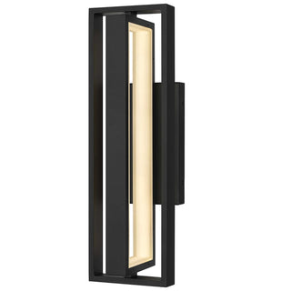 Alteck - AW0053-30-W-BK - LED Wall Sconce - IN & OUT - Sand Black